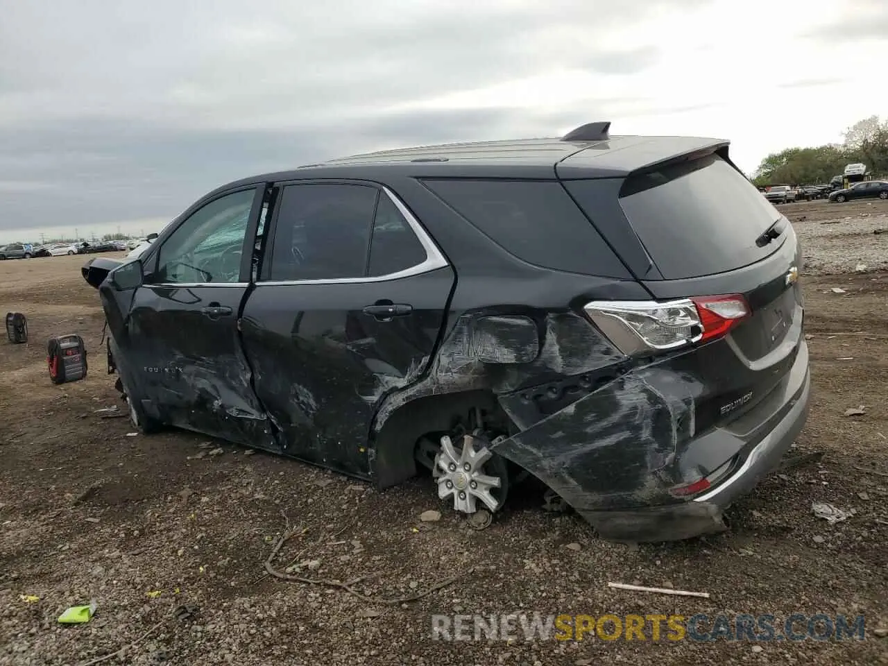 2 Photograph of a damaged car 2GNAXKEVXK6270130 CHEVROLET EQUINOX 2019