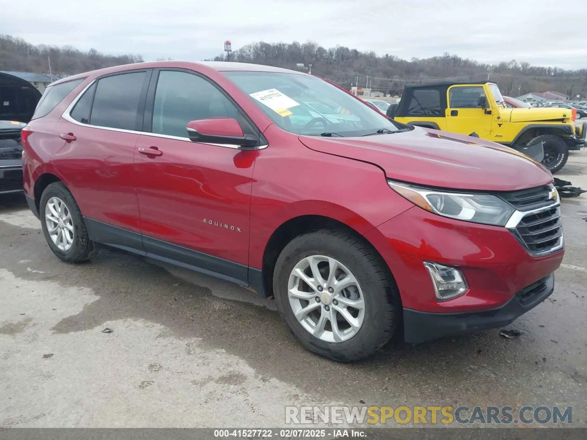 1 Photograph of a damaged car 2GNAXKEVXK6297943 CHEVROLET EQUINOX 2019