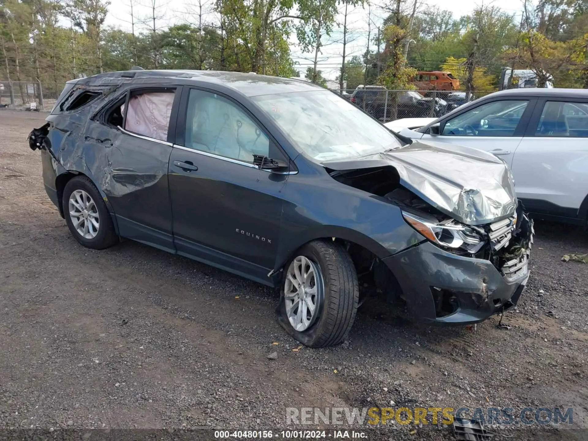 1 Photograph of a damaged car 2GNAXKEVXK6300436 CHEVROLET EQUINOX 2019