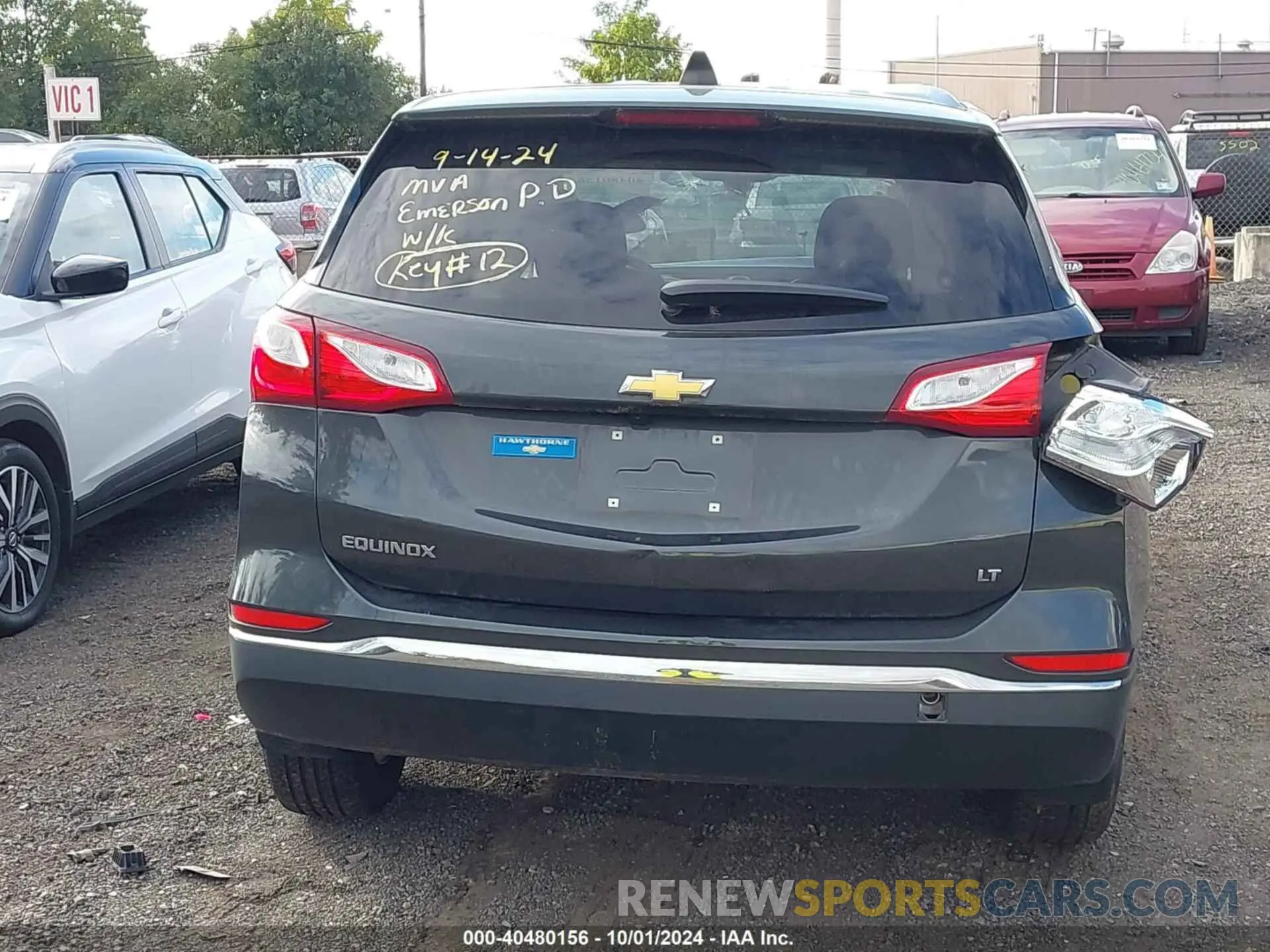 15 Photograph of a damaged car 2GNAXKEVXK6300436 CHEVROLET EQUINOX 2019