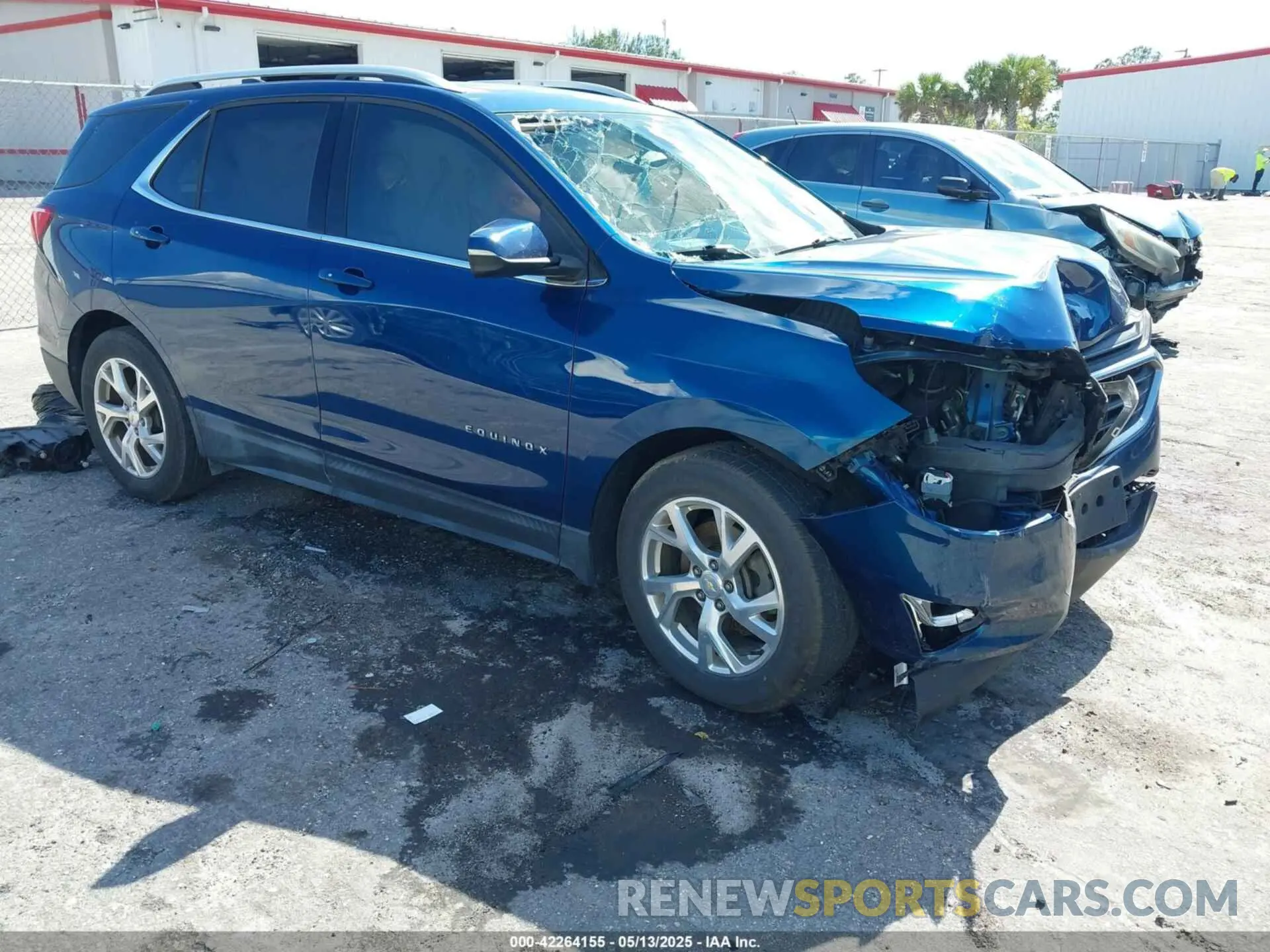 1 Photograph of a damaged car 2GNAXLEX0K6227651 CHEVROLET EQUINOX 2019
