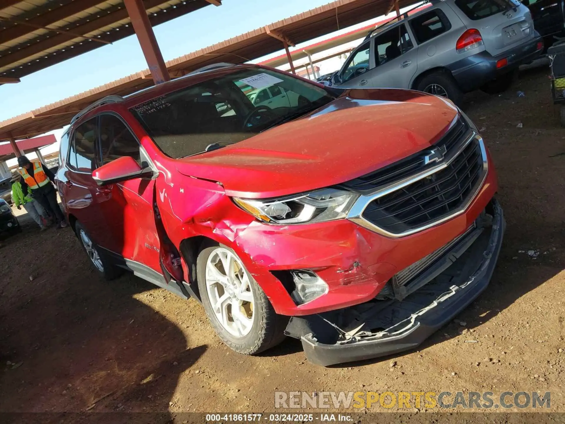 1 Photograph of a damaged car 2GNAXLEX1K6212771 CHEVROLET EQUINOX 2019