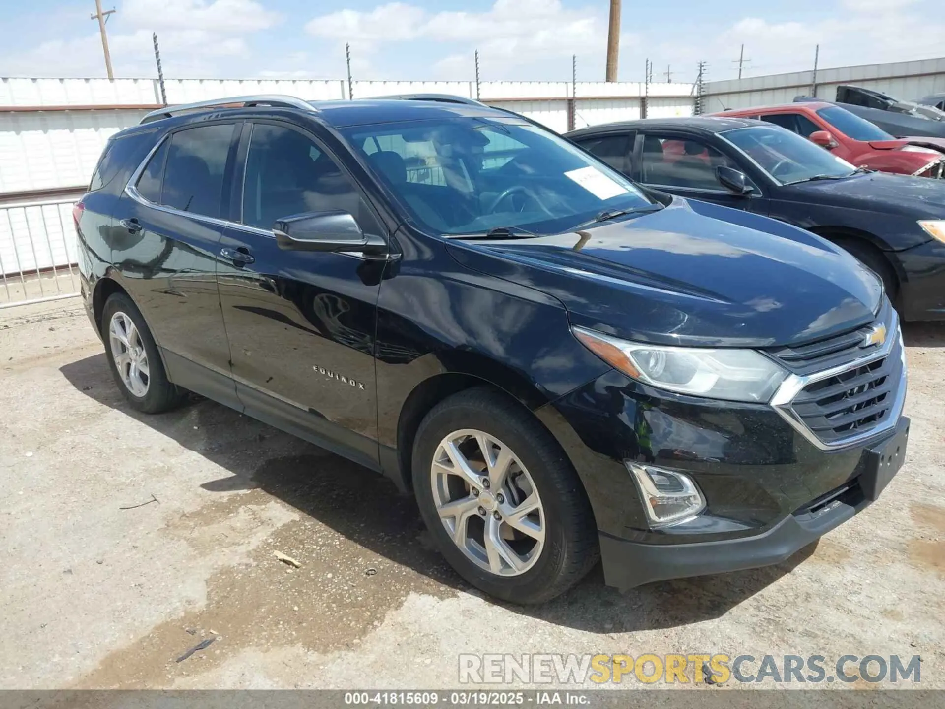 1 Photograph of a damaged car 2GNAXLEX3K6180440 CHEVROLET EQUINOX 2019
