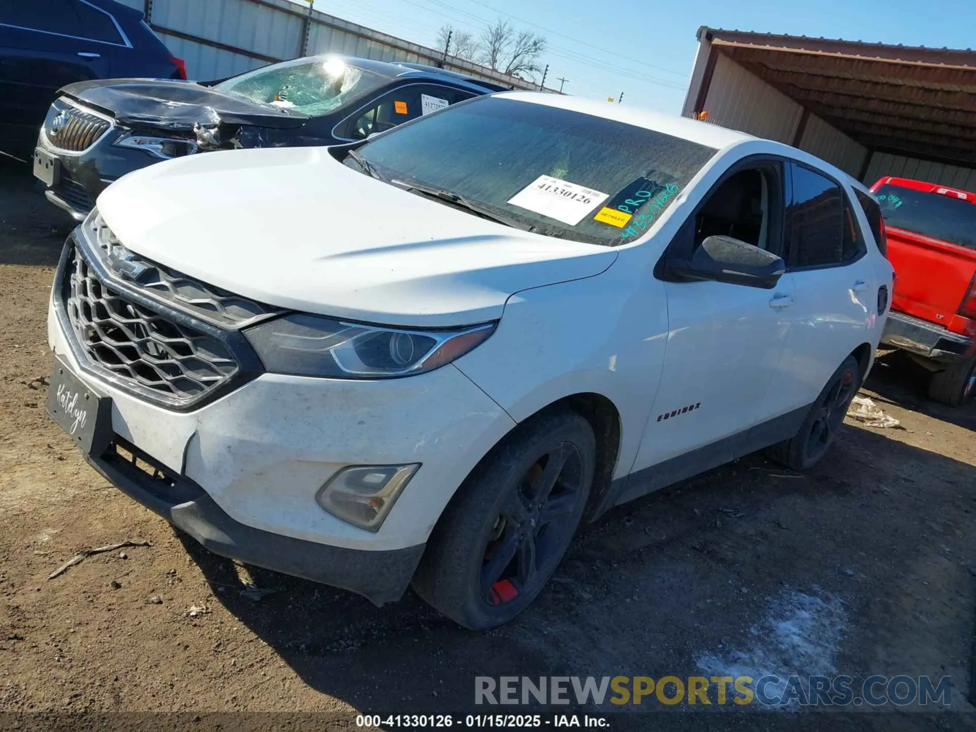 2 Photograph of a damaged car 2GNAXLEX5K6162506 CHEVROLET EQUINOX 2019
