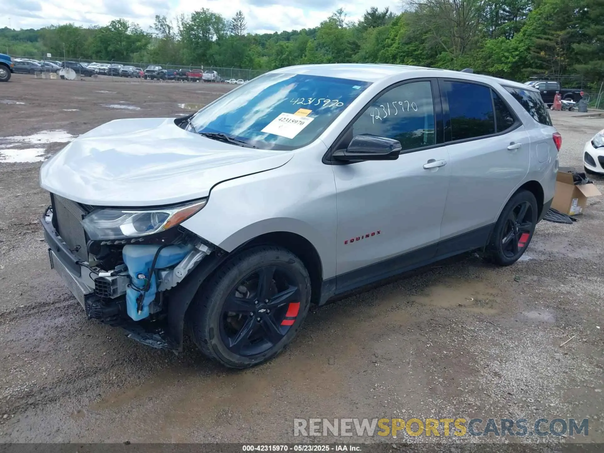 2 Photograph of a damaged car 2GNAXLEX6K6105506 CHEVROLET EQUINOX 2019