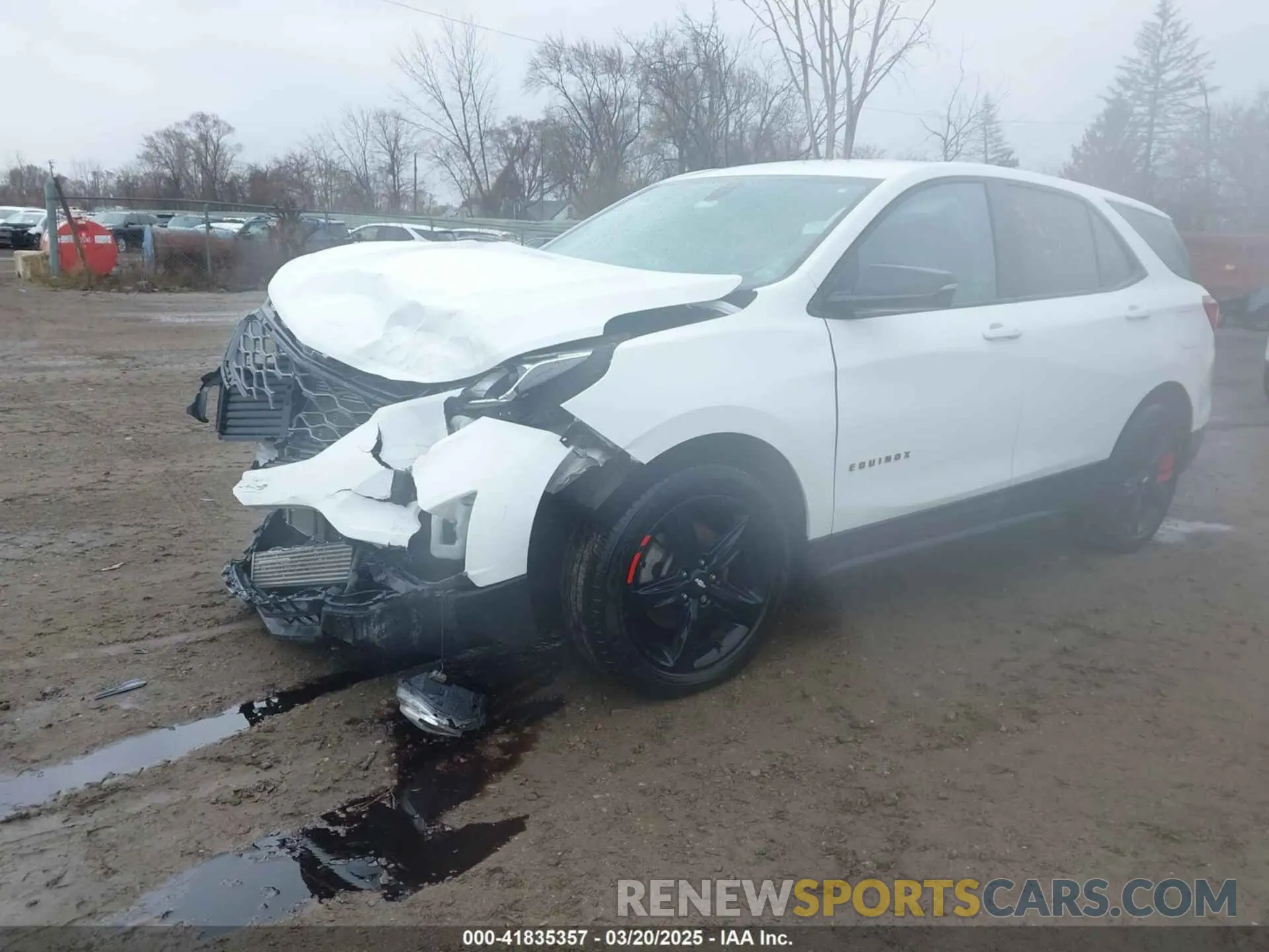 2 Photograph of a damaged car 2GNAXLEX6K6156343 CHEVROLET EQUINOX 2019