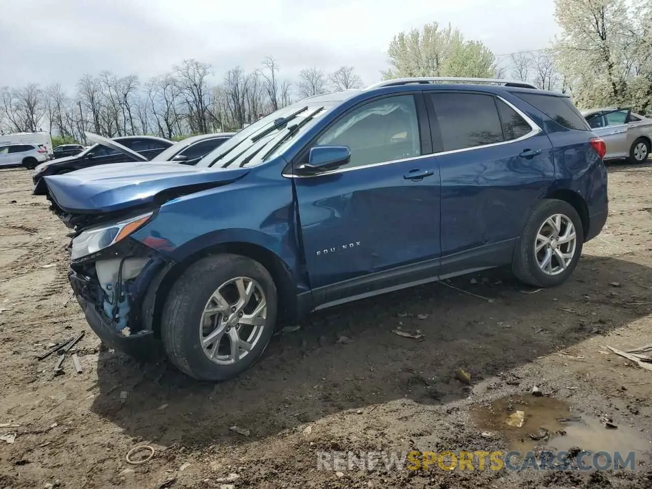1 Photograph of a damaged car 2GNAXLEX6K6187303 CHEVROLET EQUINOX 2019