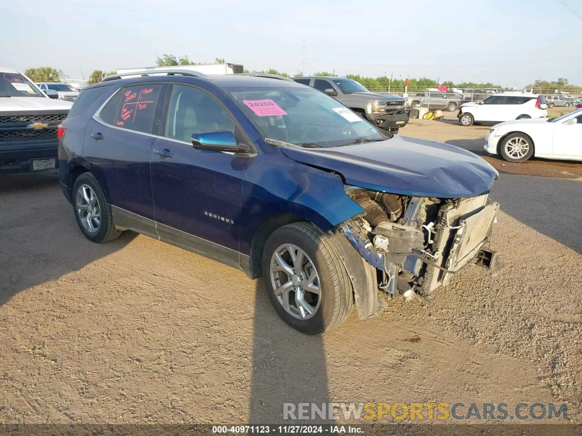 1 Photograph of a damaged car 2GNAXLEX6K6191061 CHEVROLET EQUINOX 2019