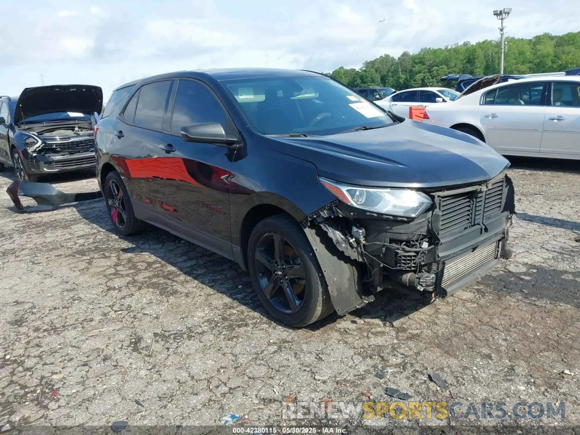 1 Photograph of a damaged car 2GNAXLEX8K6150091 CHEVROLET EQUINOX 2019