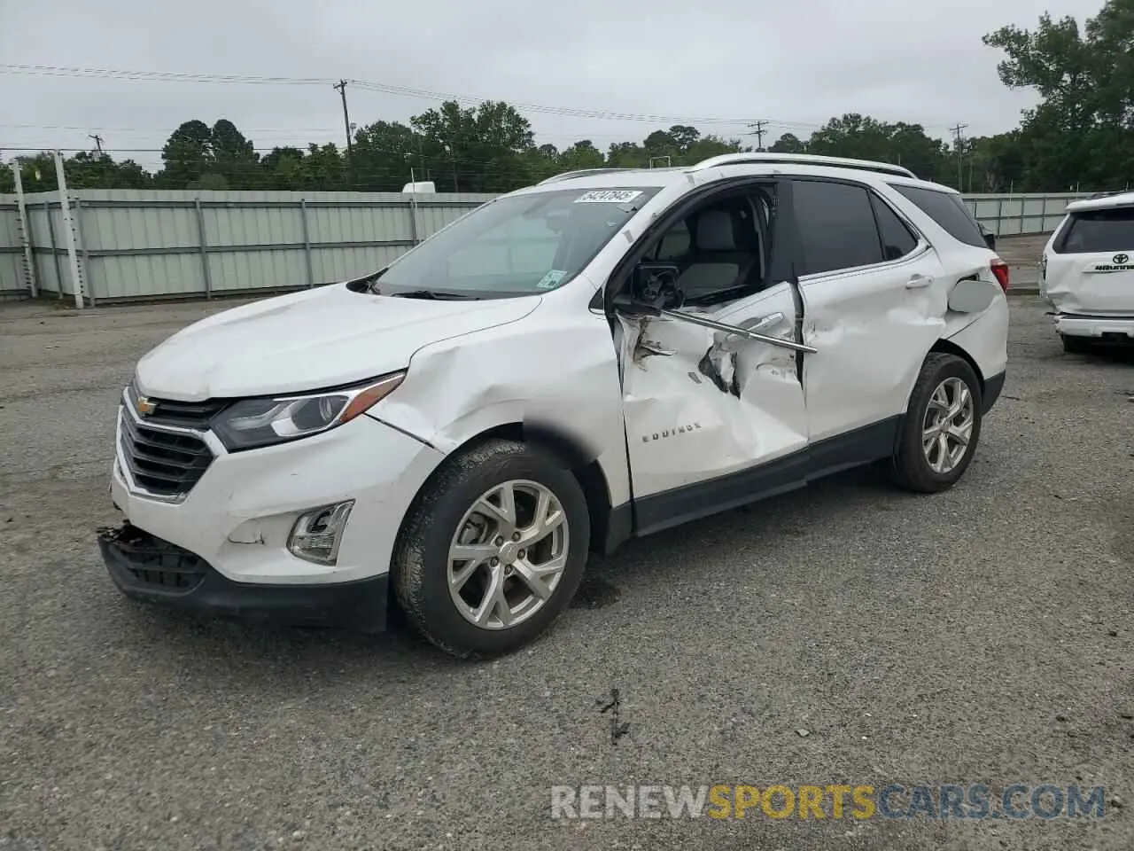 1 Photograph of a damaged car 2GNAXLEX9K6217474 CHEVROLET EQUINOX 2019