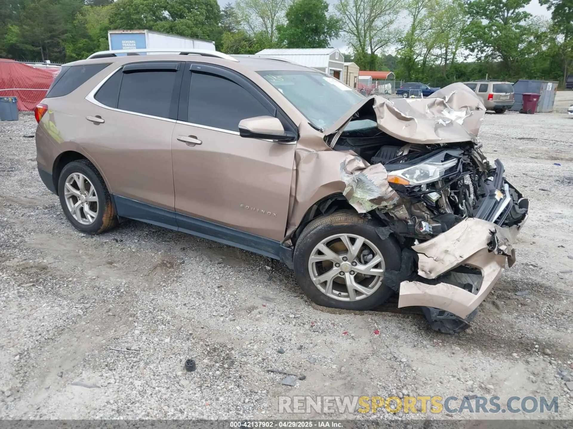 1 Photograph of a damaged car 2GNAXLEX9K6298525 CHEVROLET EQUINOX 2019