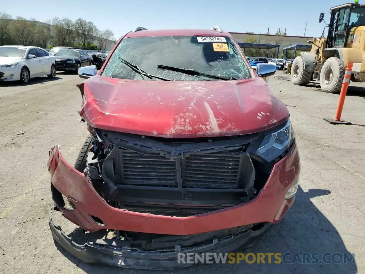 5 Photograph of a damaged car 2GNAXNEV1K6247207 CHEVROLET EQUINOX 2019