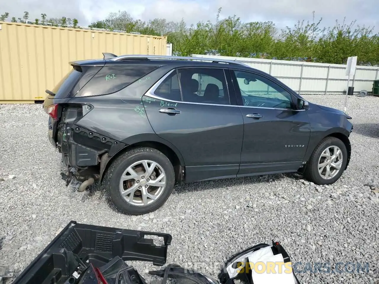 3 Photograph of a damaged car 2GNAXNEV5K6302984 CHEVROLET EQUINOX 2019