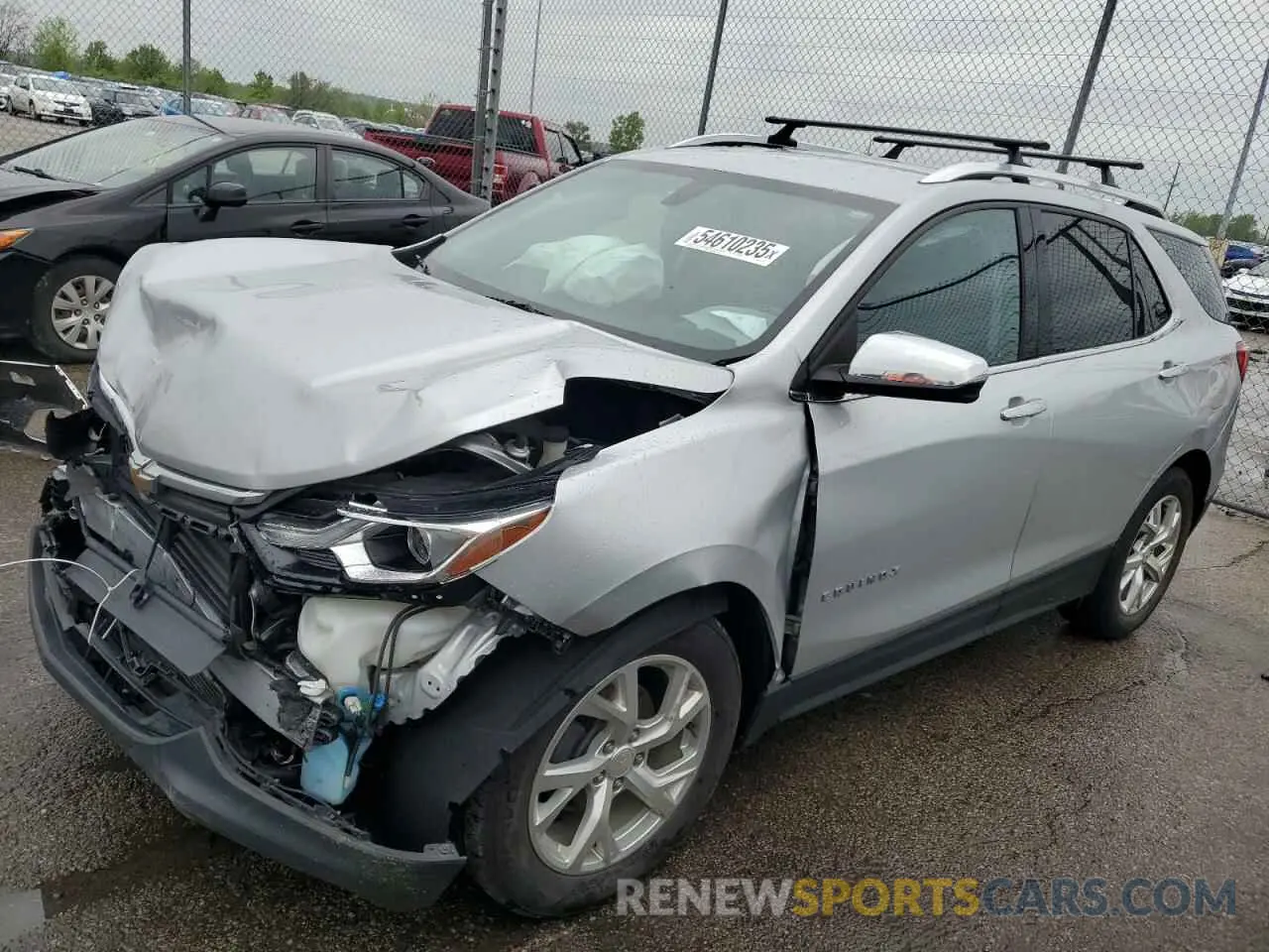 1 Photograph of a damaged car 2GNAXNEV6K6152206 CHEVROLET EQUINOX 2019