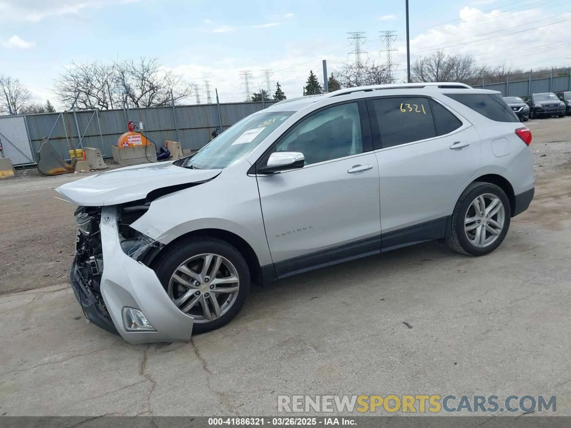 2 Photograph of a damaged car 2GNAXPEX0K6210579 CHEVROLET EQUINOX 2019