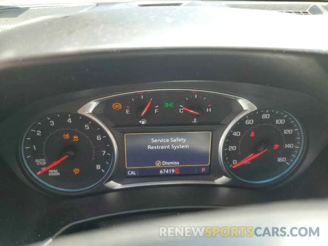 9 Photograph of a damaged car 2GNAXPEX1K6239749 CHEVROLET EQUINOX 2019
