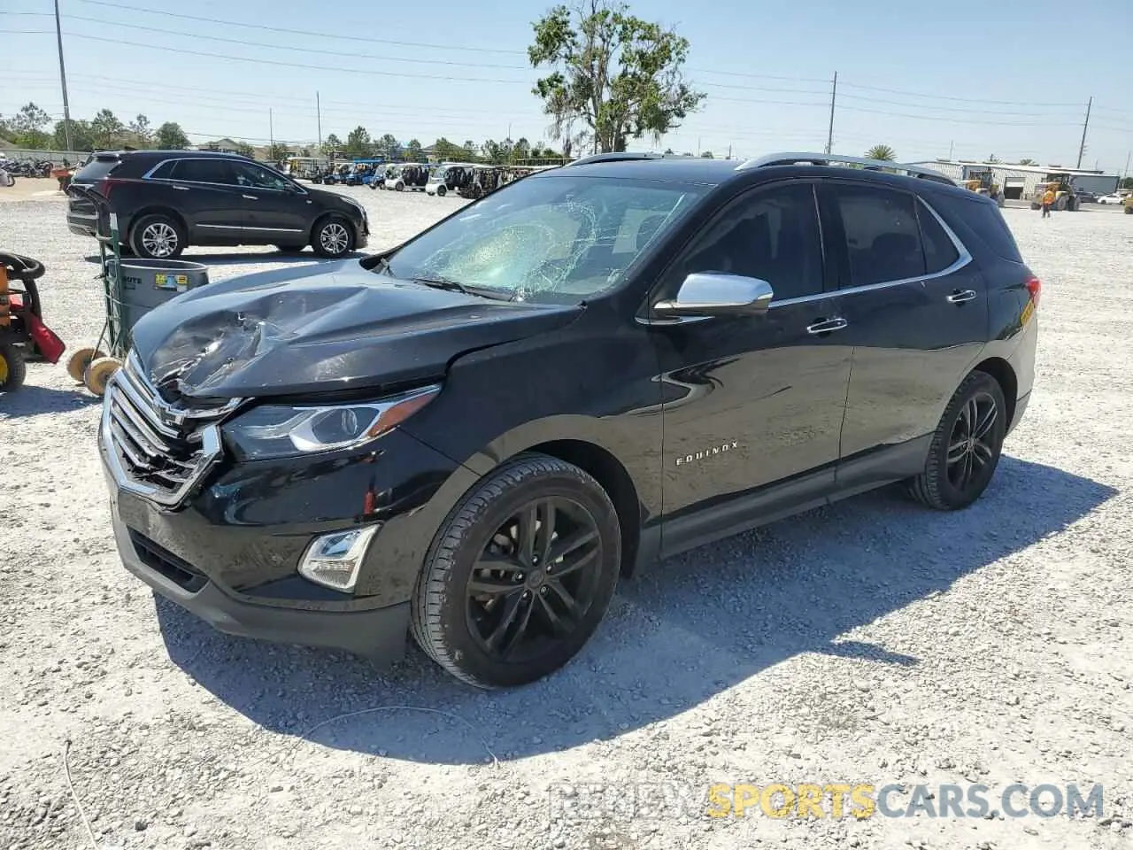1 Photograph of a damaged car 2GNAXPEX2K6141975 CHEVROLET EQUINOX 2019