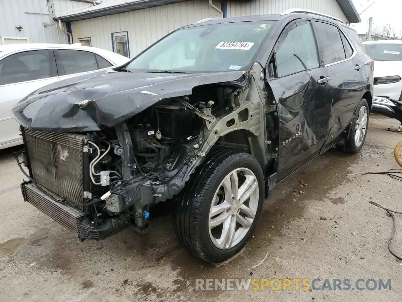1 Photograph of a damaged car 2GNAXPEX2K6151230 CHEVROLET EQUINOX 2019