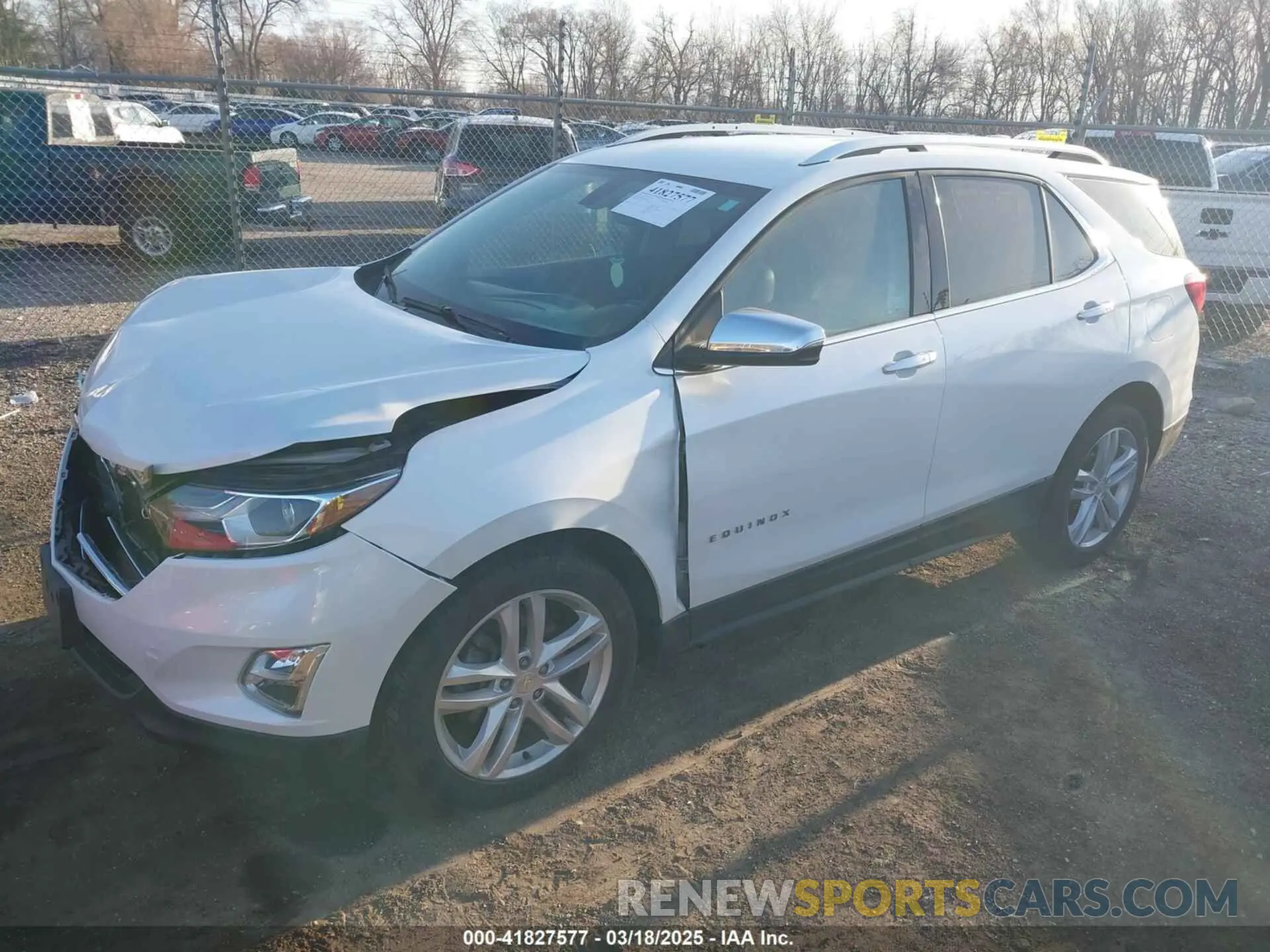 2 Photograph of a damaged car 2GNAXPEX3K6251661 CHEVROLET EQUINOX 2019