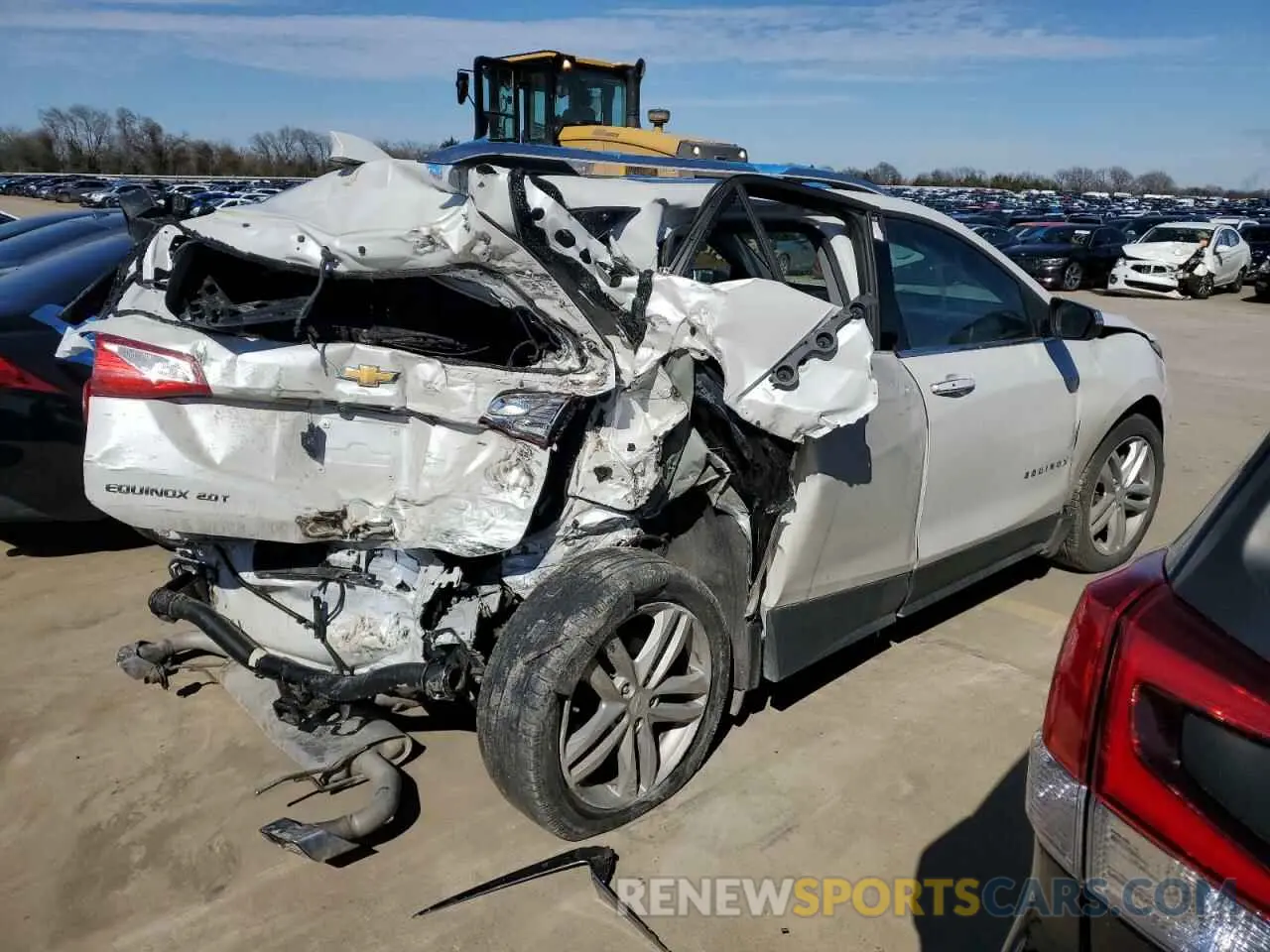3 Photograph of a damaged car 2GNAXPEX4K6142027 CHEVROLET EQUINOX 2019