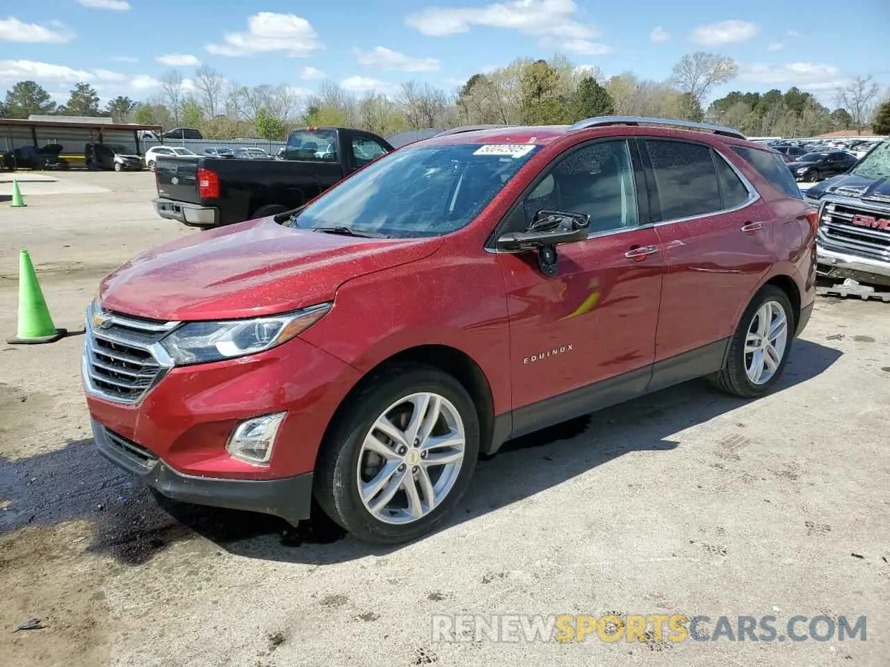 1 Photograph of a damaged car 2GNAXPEX6K6233283 CHEVROLET EQUINOX 2019
