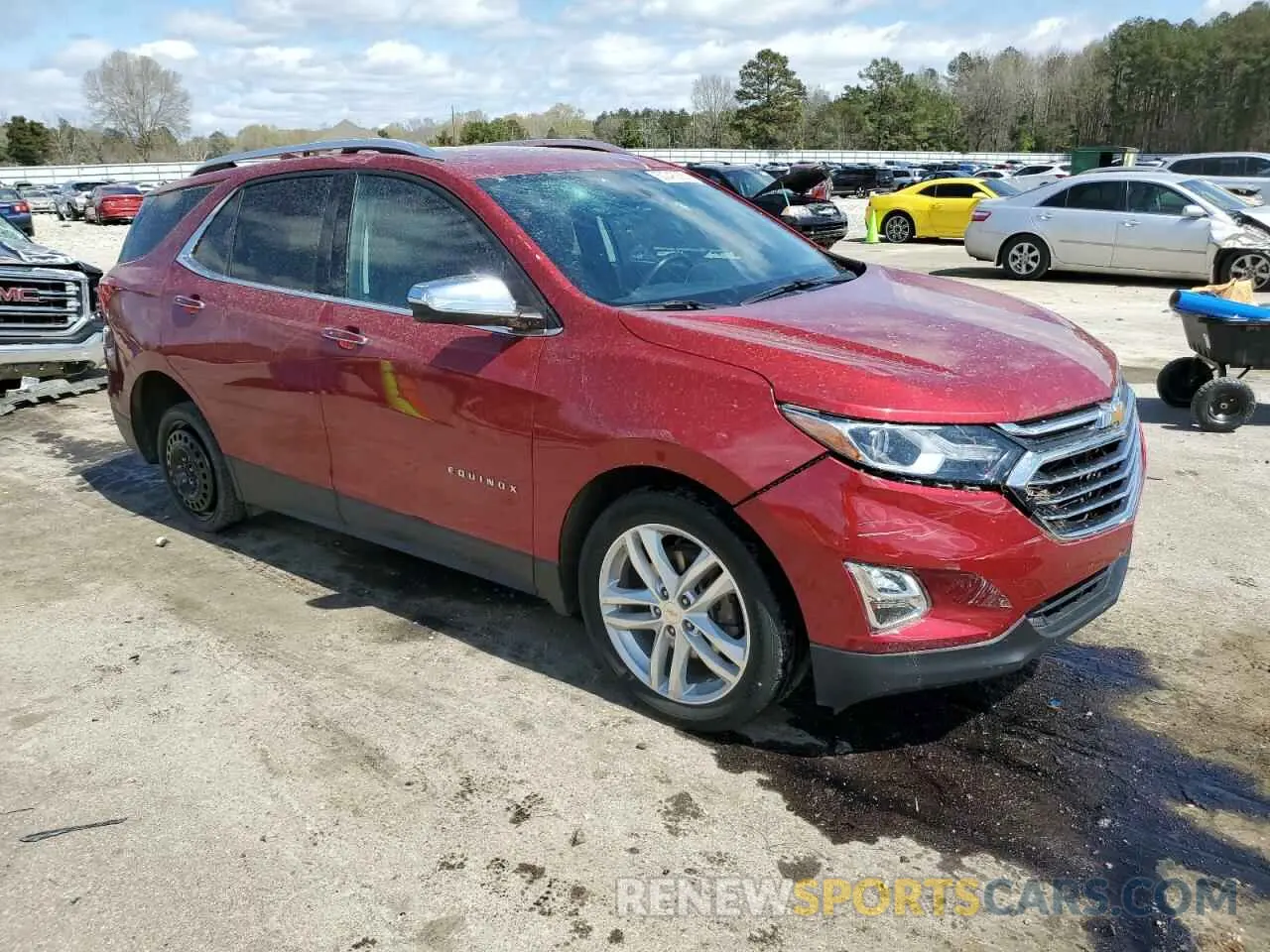 4 Photograph of a damaged car 2GNAXPEX6K6233283 CHEVROLET EQUINOX 2019