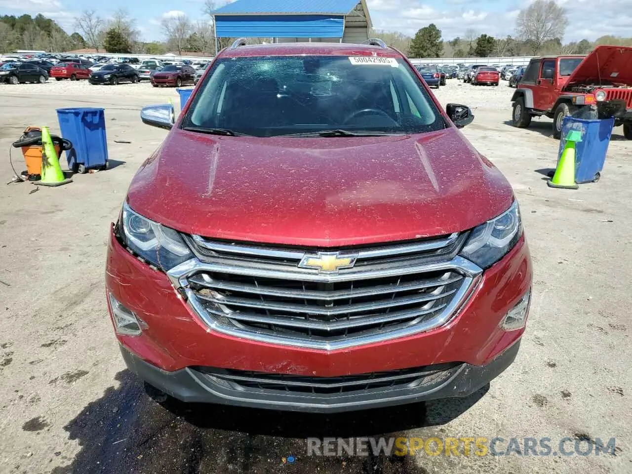5 Photograph of a damaged car 2GNAXPEX6K6233283 CHEVROLET EQUINOX 2019