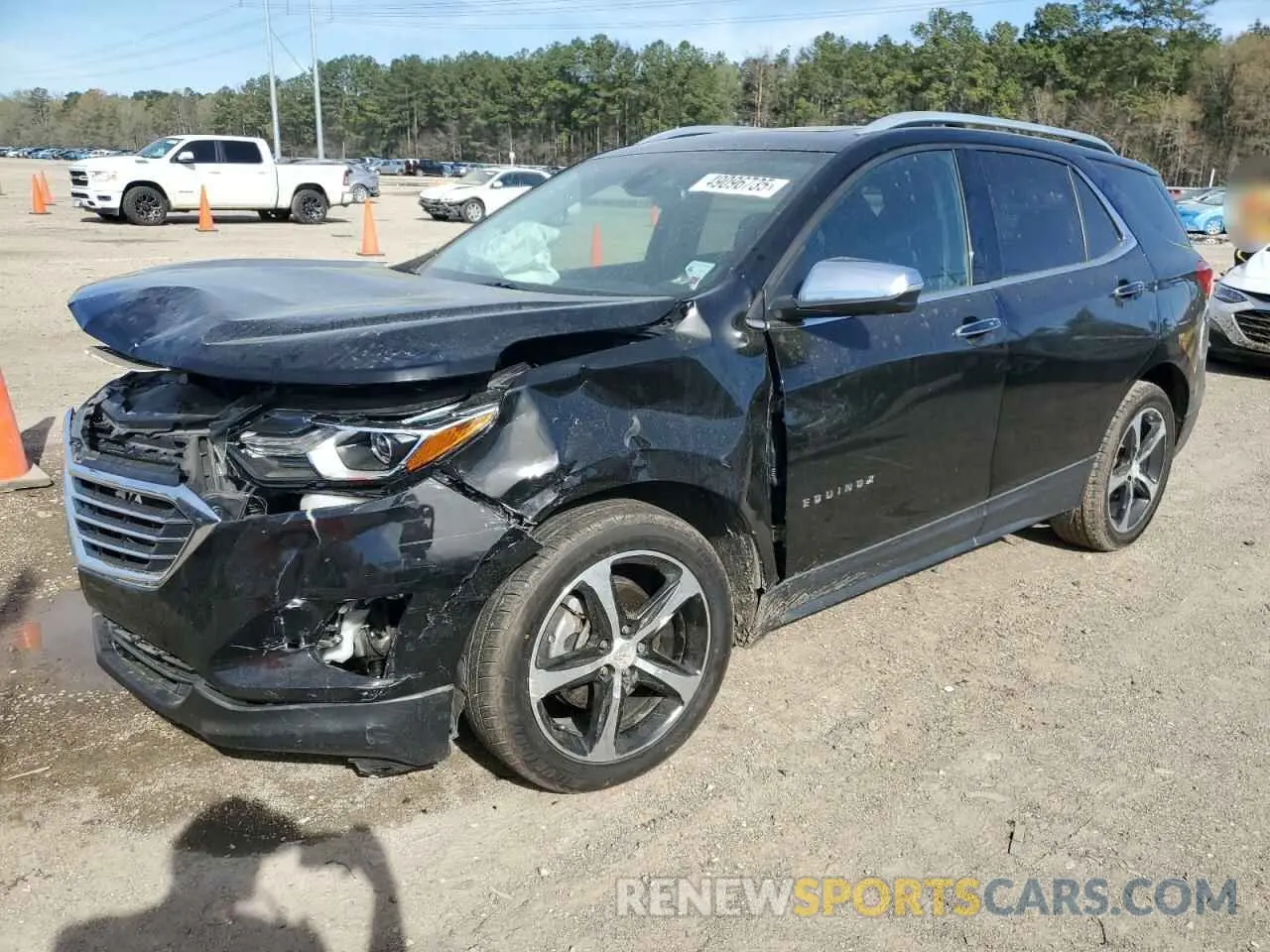 1 Photograph of a damaged car 2GNAXPEX8K6127188 CHEVROLET EQUINOX 2019