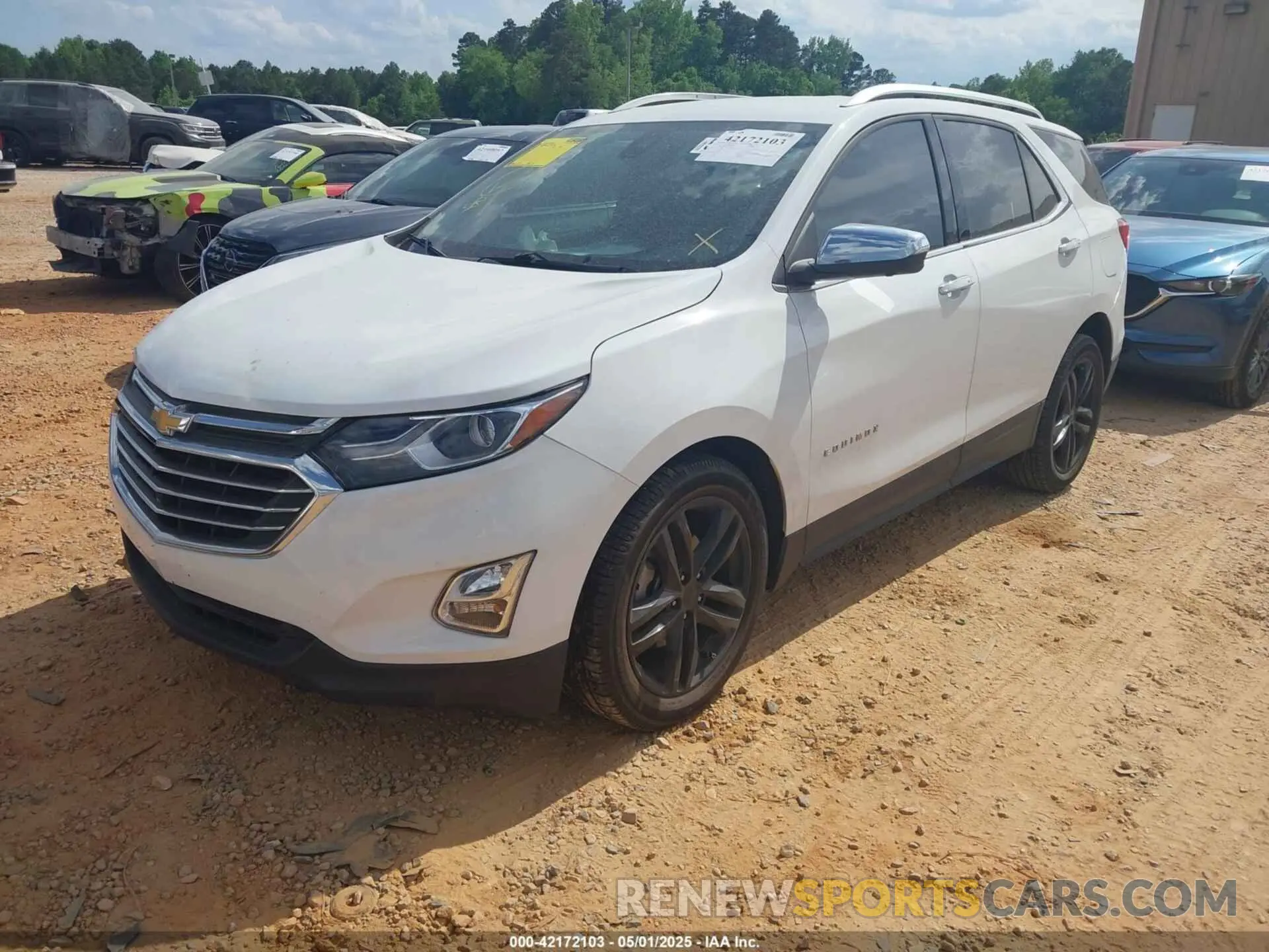 2 Photograph of a damaged car 2GNAXPEX9K6177386 CHEVROLET EQUINOX 2019