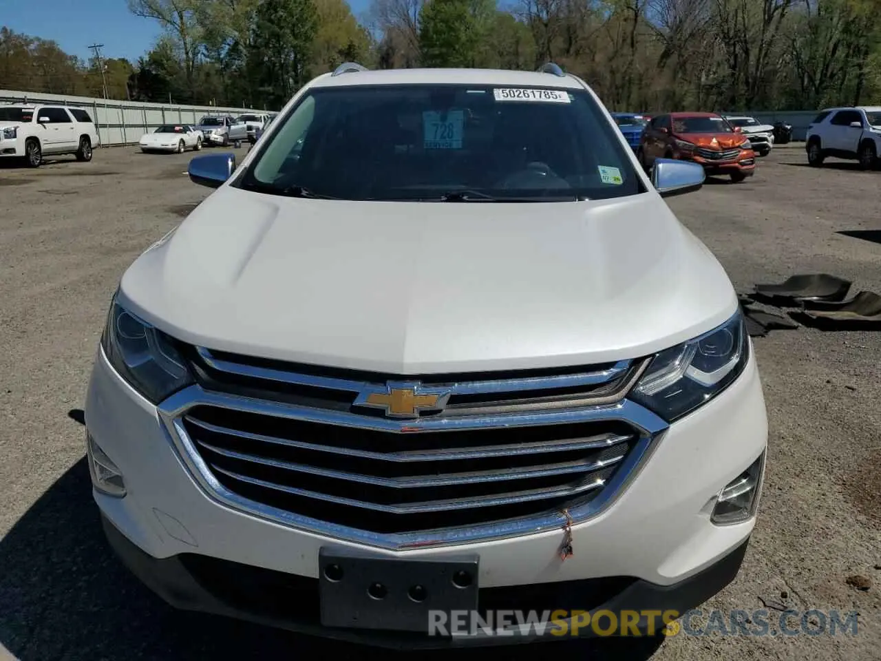 5 Photograph of a damaged car 2GNAXPEXXK6284317 CHEVROLET EQUINOX 2019