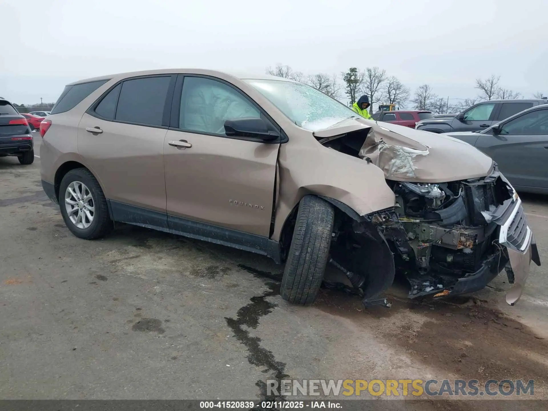 1 Photograph of a damaged car 2GNAXSEV1K6300566 CHEVROLET EQUINOX 2019