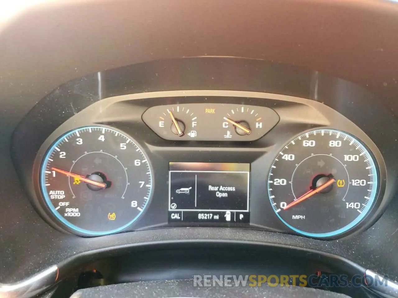 9 Photograph of a damaged car 2GNAXSEV2K6101512 CHEVROLET EQUINOX 2019