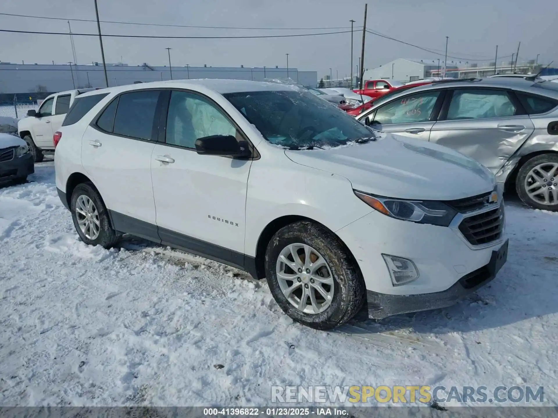 1 Photograph of a damaged car 2GNAXSEV5K6161848 CHEVROLET EQUINOX 2019