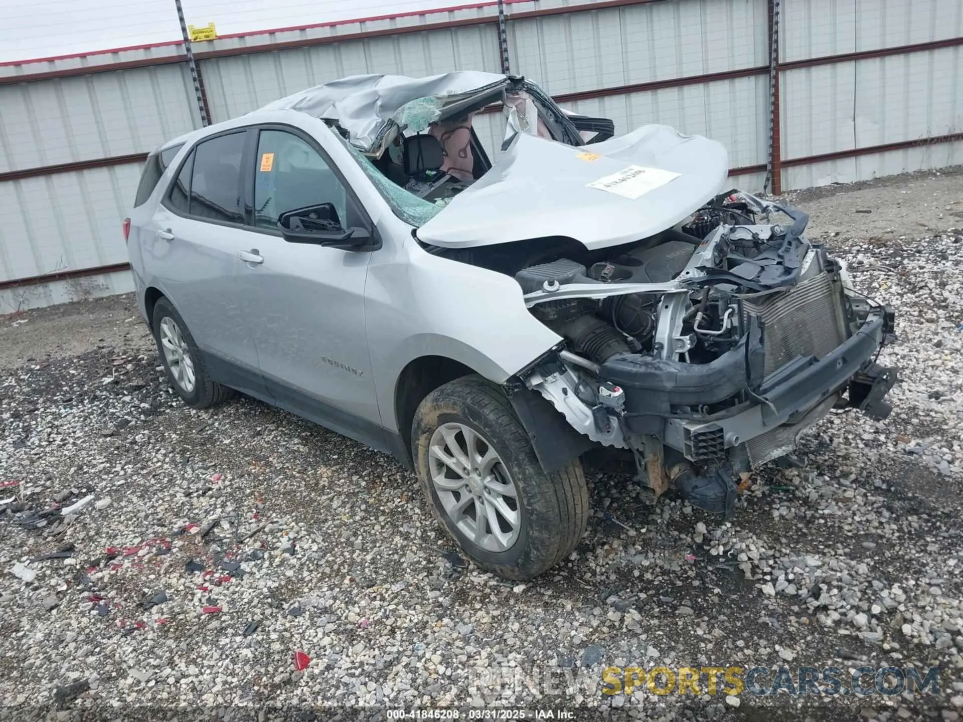 1 Photograph of a damaged car 2GNAXSEV5K6233485 CHEVROLET EQUINOX 2019