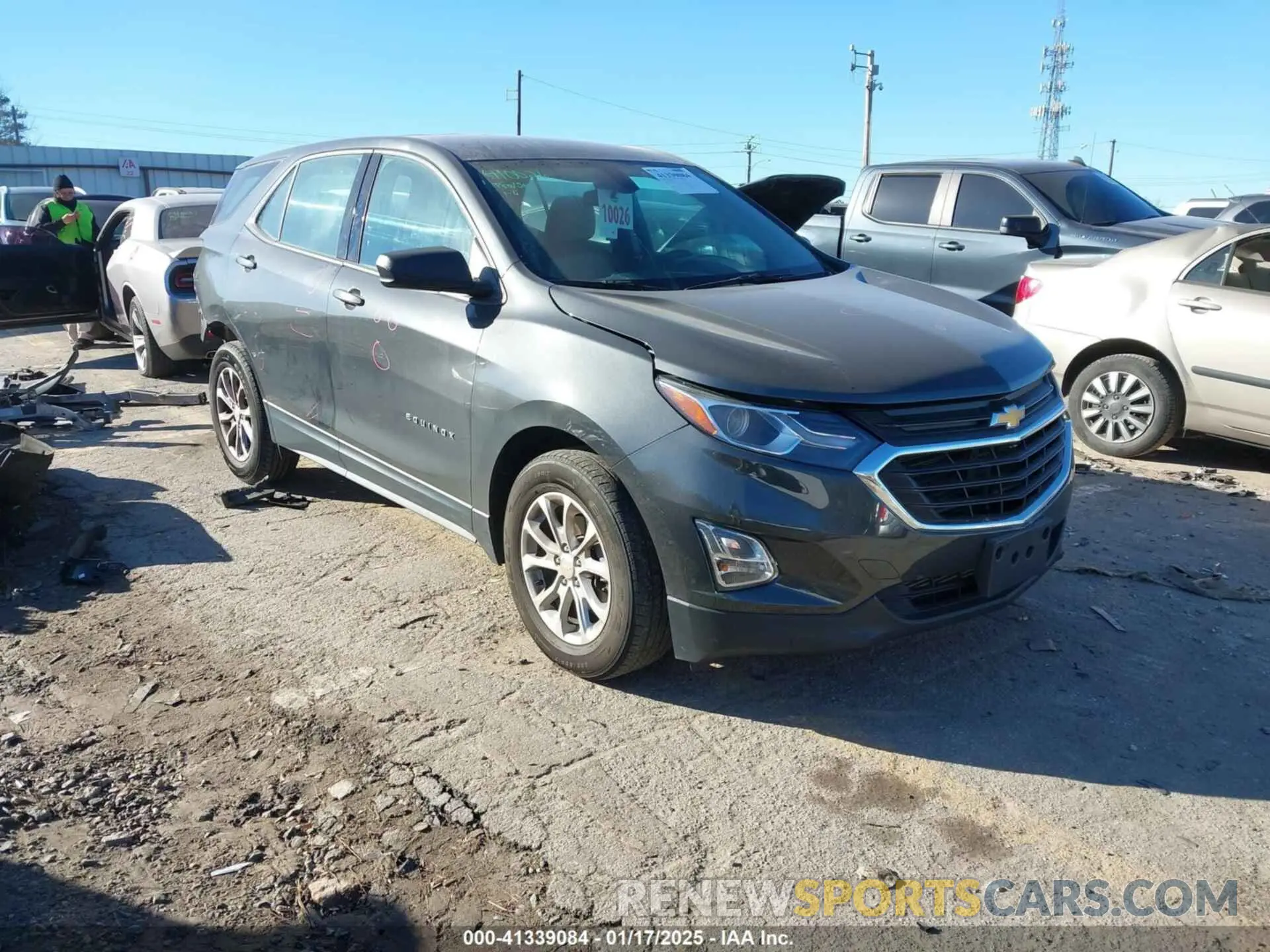 1 Photograph of a damaged car 2GNAXSEV7K6202948 CHEVROLET EQUINOX 2019