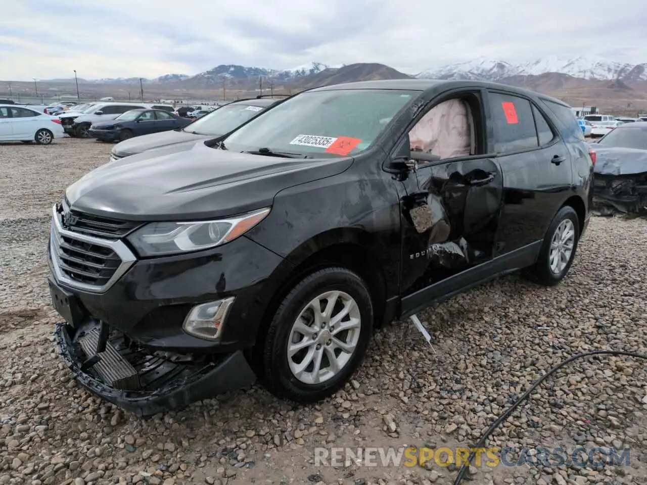 1 Photograph of a damaged car 2GNAXSEV7K6268688 CHEVROLET EQUINOX 2019