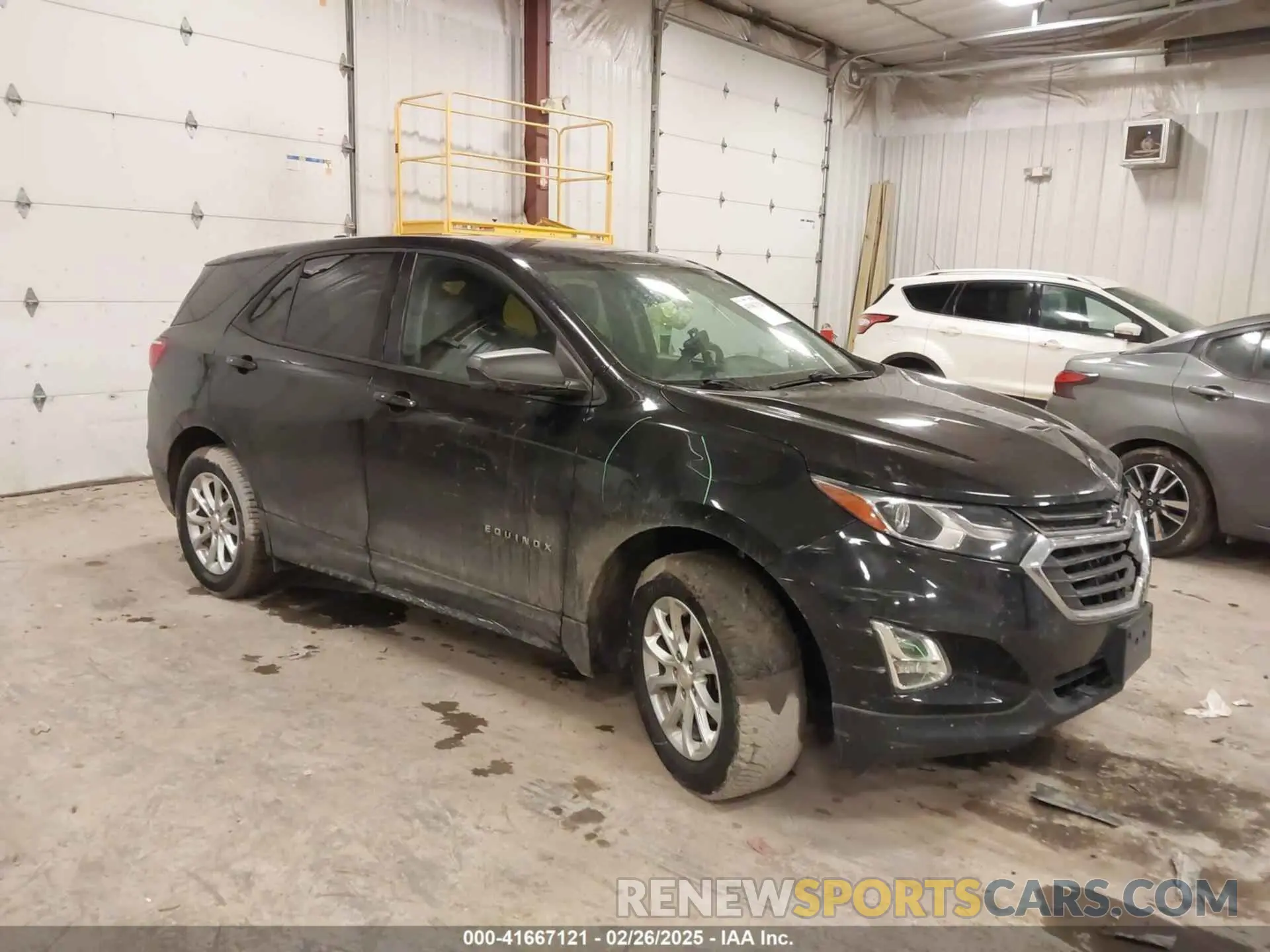 1 Photograph of a damaged car 2GNAXSEV9K6121904 CHEVROLET EQUINOX 2019