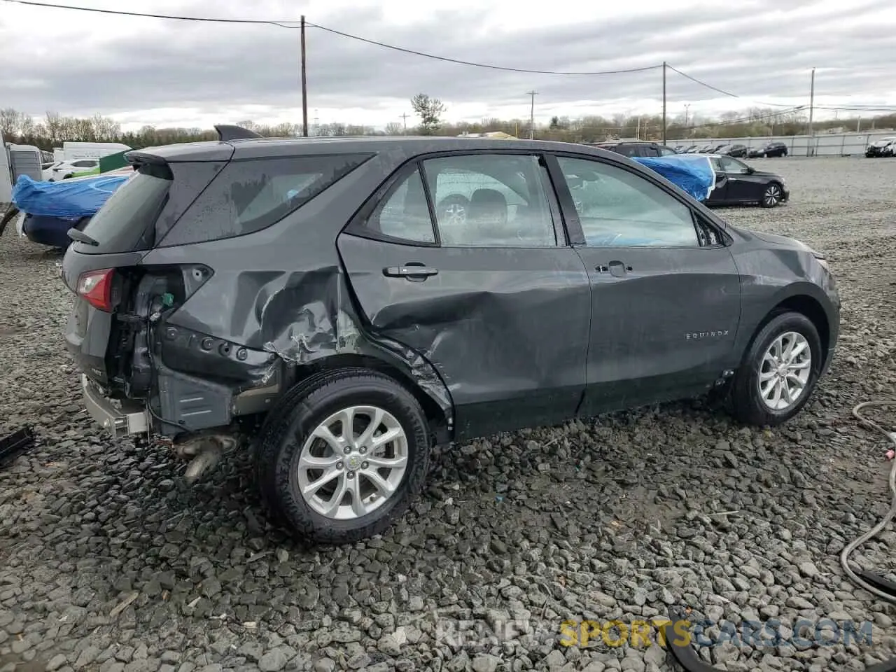 3 Photograph of a damaged car 2GNAXSEV9K6129548 CHEVROLET EQUINOX 2019