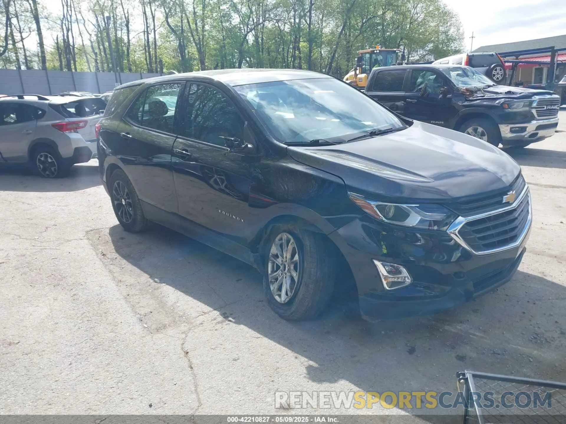 1 Photograph of a damaged car 2GNAXSEV9K6238804 CHEVROLET EQUINOX 2019