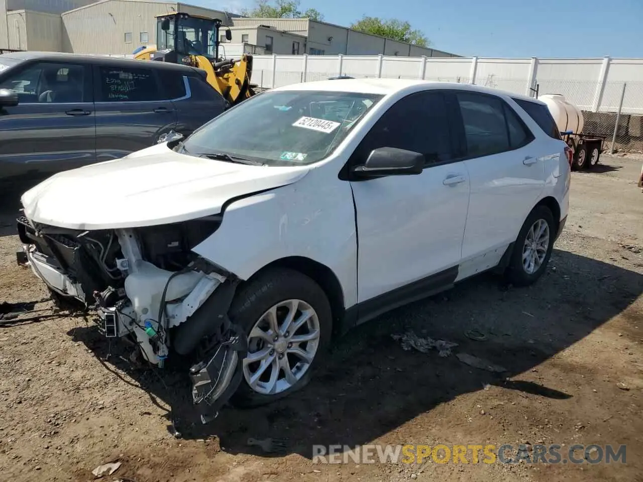 1 Photograph of a damaged car 2GNAXSEV9K6284858 CHEVROLET EQUINOX 2019