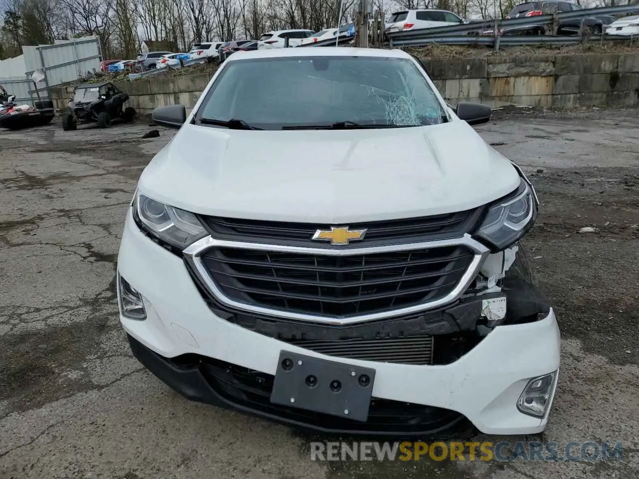 5 Photograph of a damaged car 2GNAXSEV9K6298985 CHEVROLET EQUINOX 2019