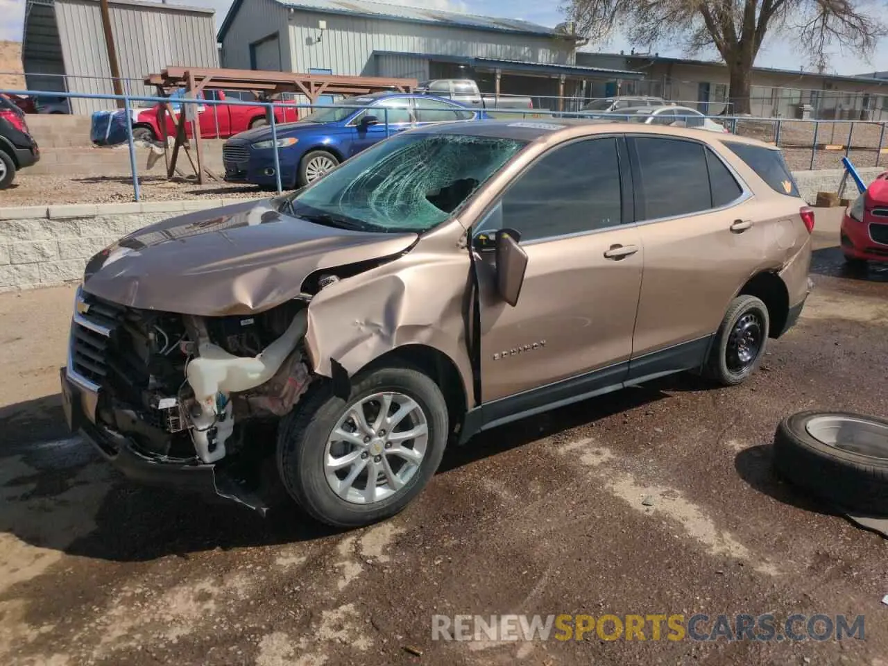 1 Photograph of a damaged car 2GNAXTEV1K6218553 CHEVROLET EQUINOX 2019