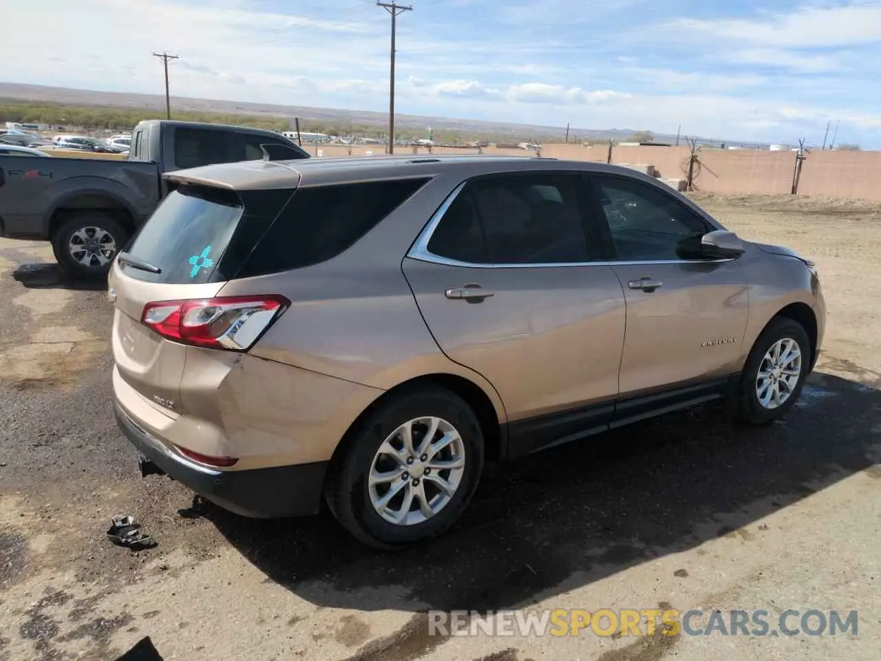3 Photograph of a damaged car 2GNAXTEV1K6218553 CHEVROLET EQUINOX 2019