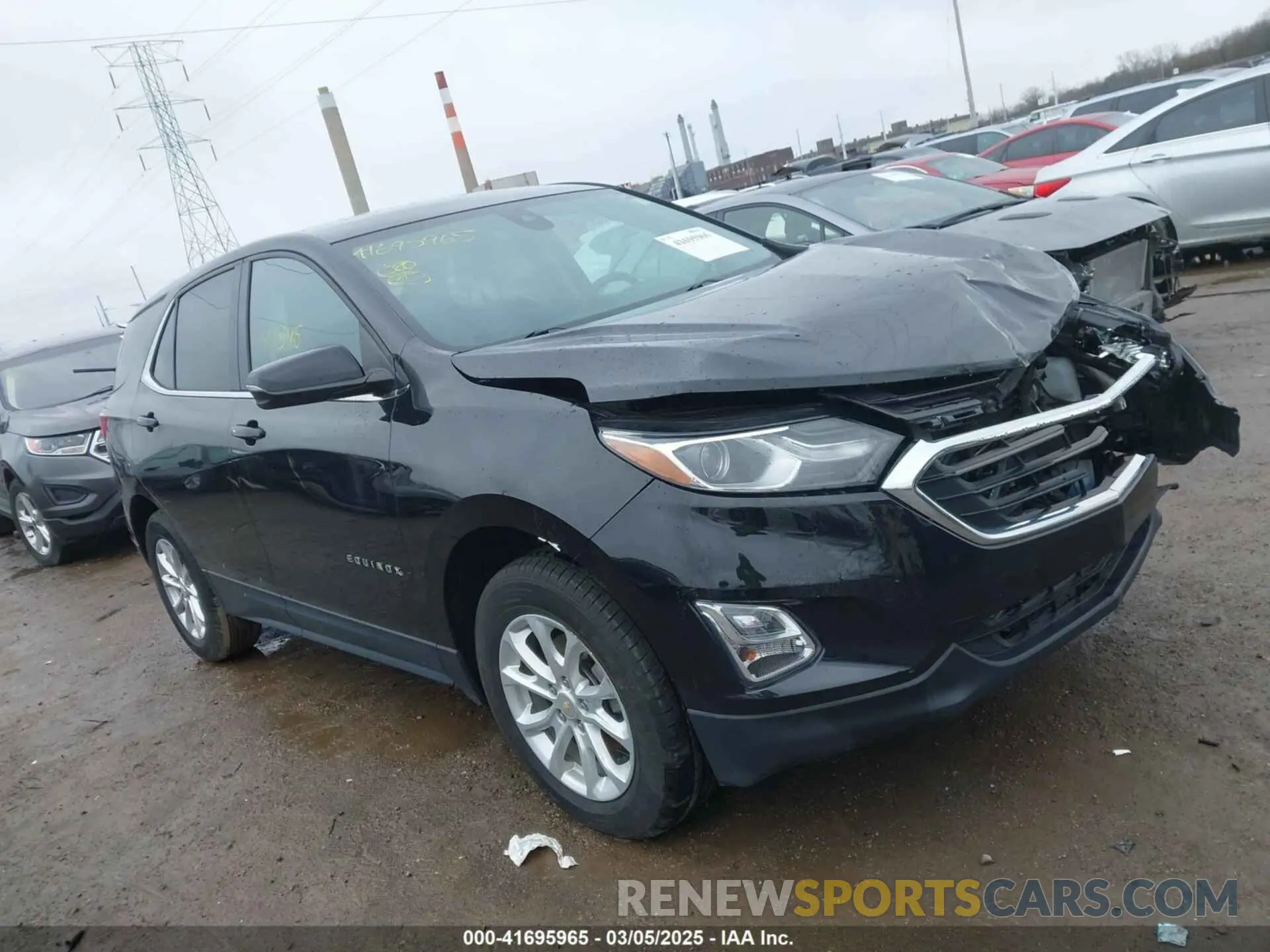 1 Photograph of a damaged car 2GNAXTEV2K6252842 CHEVROLET EQUINOX 2019