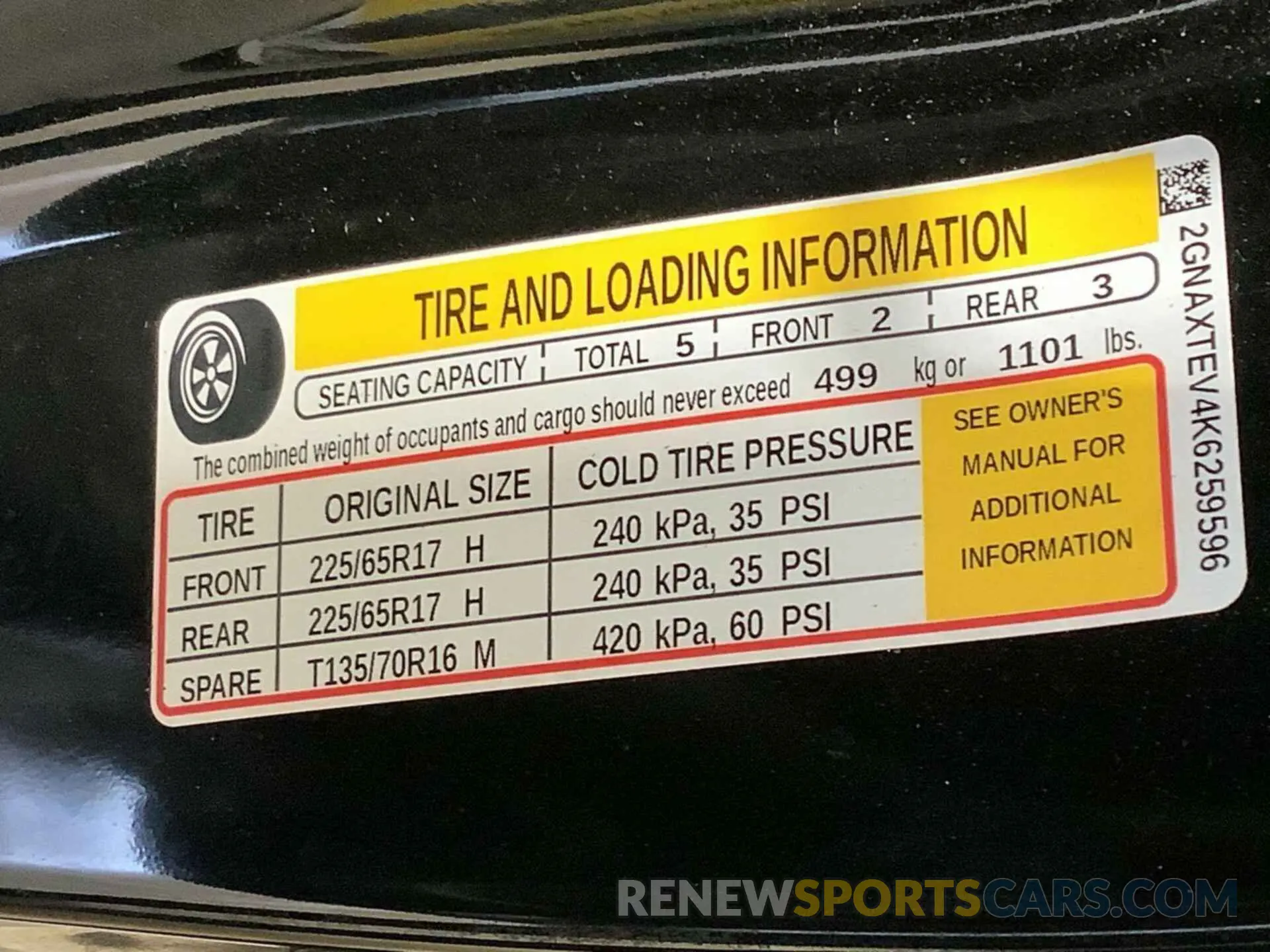 21 Photograph of a damaged car 2GNAXTEV4K6259596 CHEVROLET EQUINOX 2019