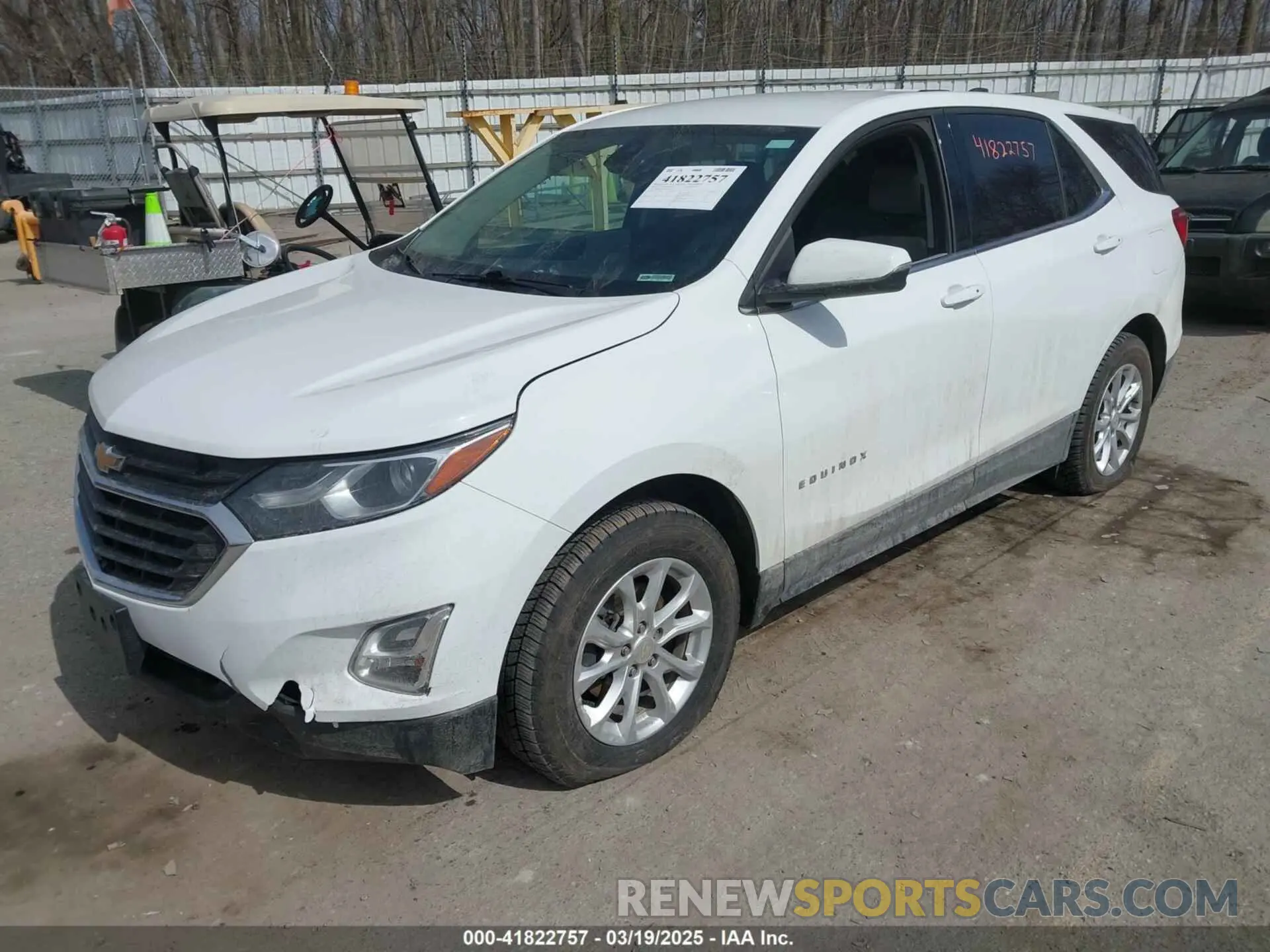 2 Photograph of a damaged car 2GNAXTEV6K6152713 CHEVROLET EQUINOX 2019