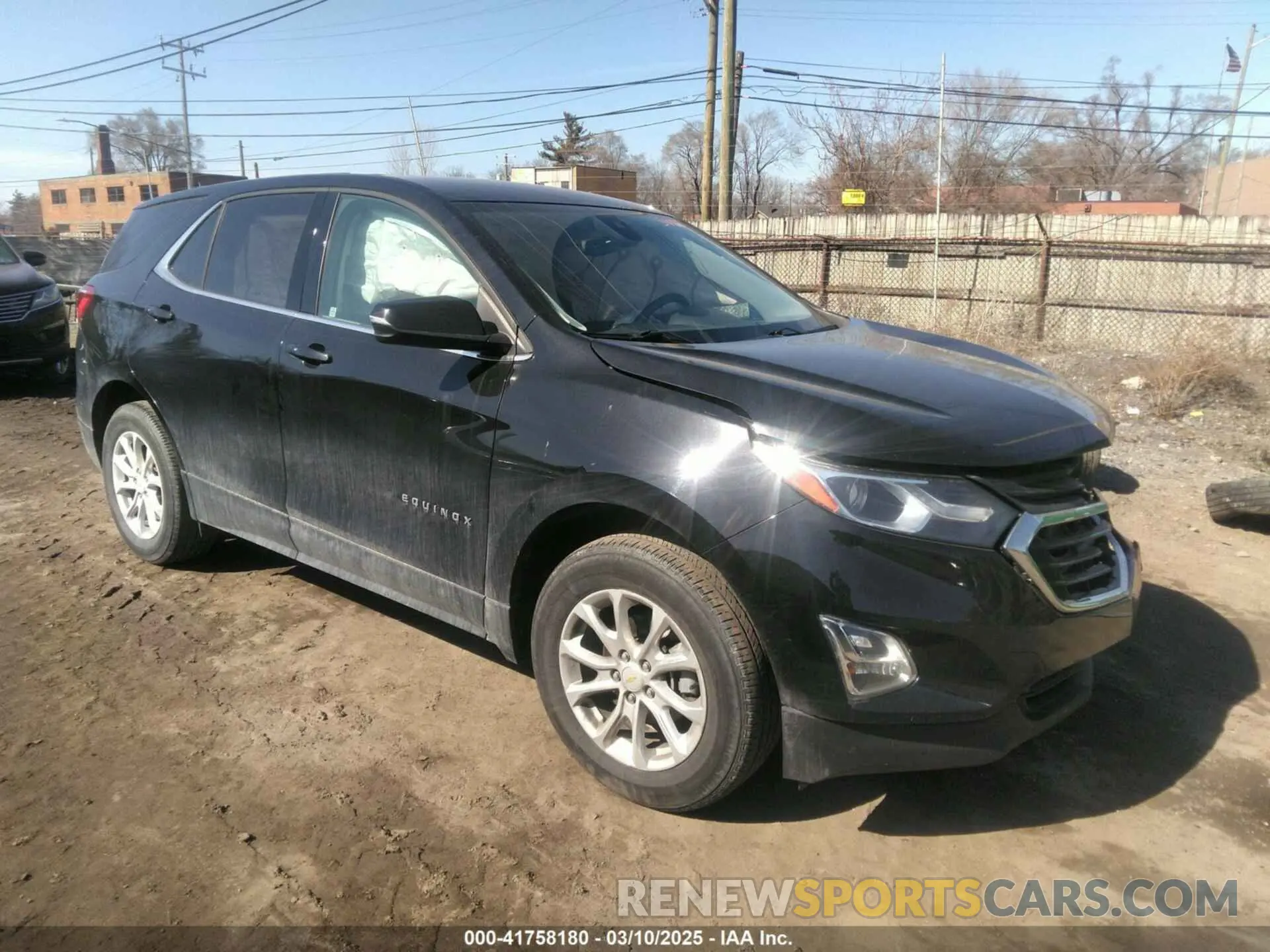 1 Photograph of a damaged car 2GNAXTEV7K6165888 CHEVROLET EQUINOX 2019