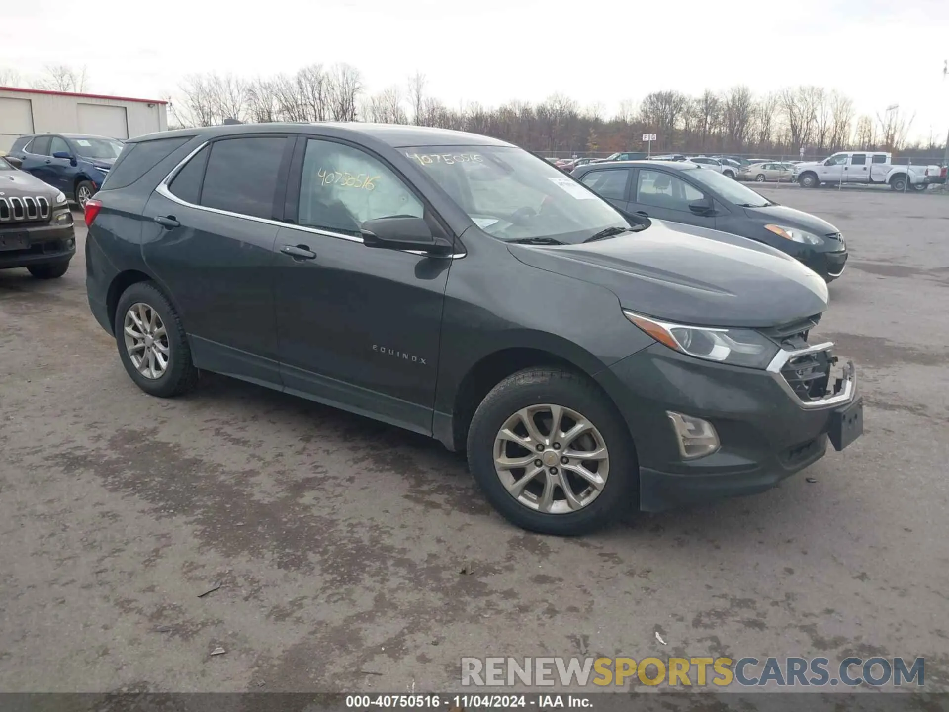 1 Photograph of a damaged car 2GNAXTEV8K6152020 CHEVROLET EQUINOX 2019