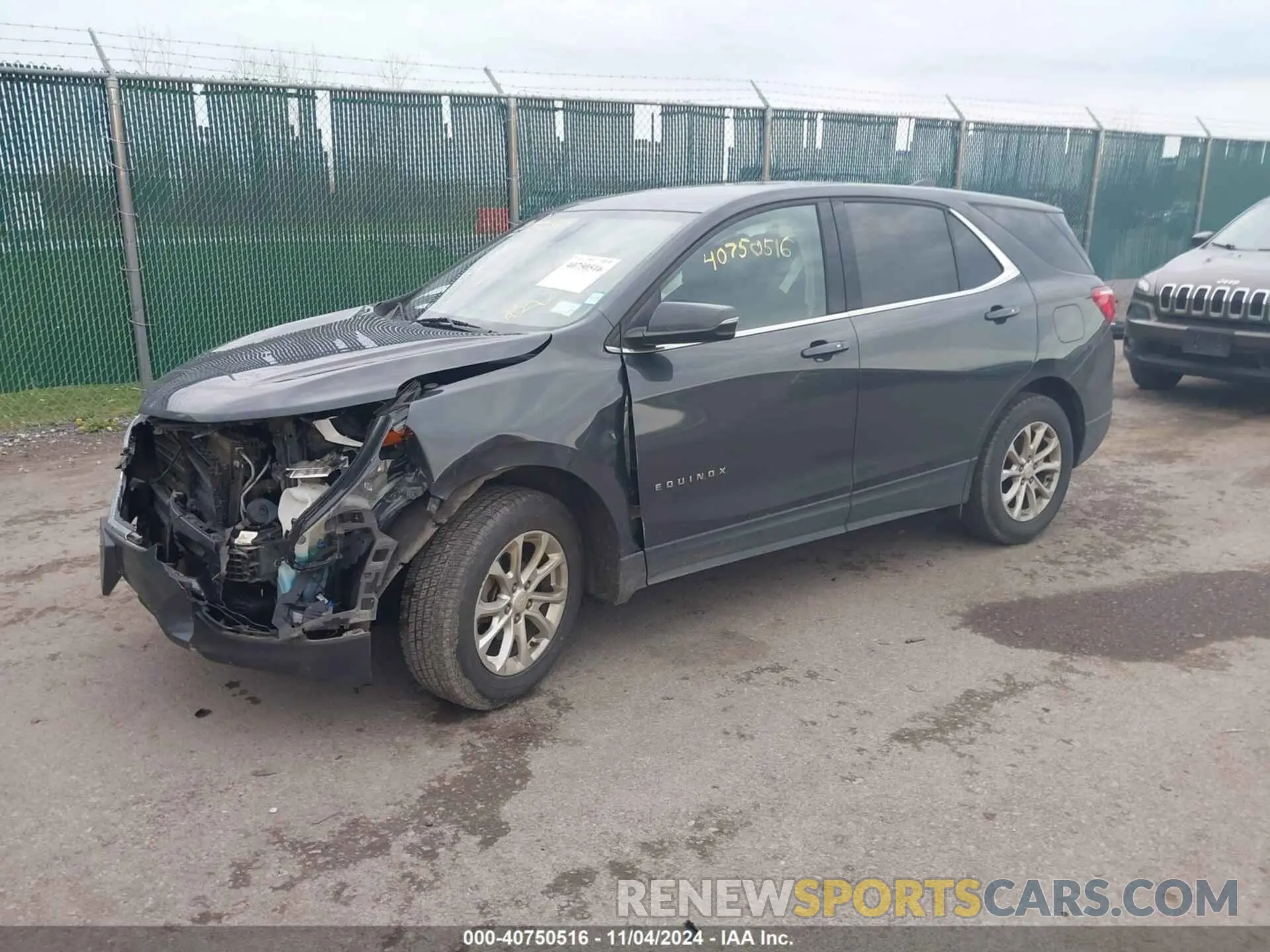 2 Photograph of a damaged car 2GNAXTEV8K6152020 CHEVROLET EQUINOX 2019