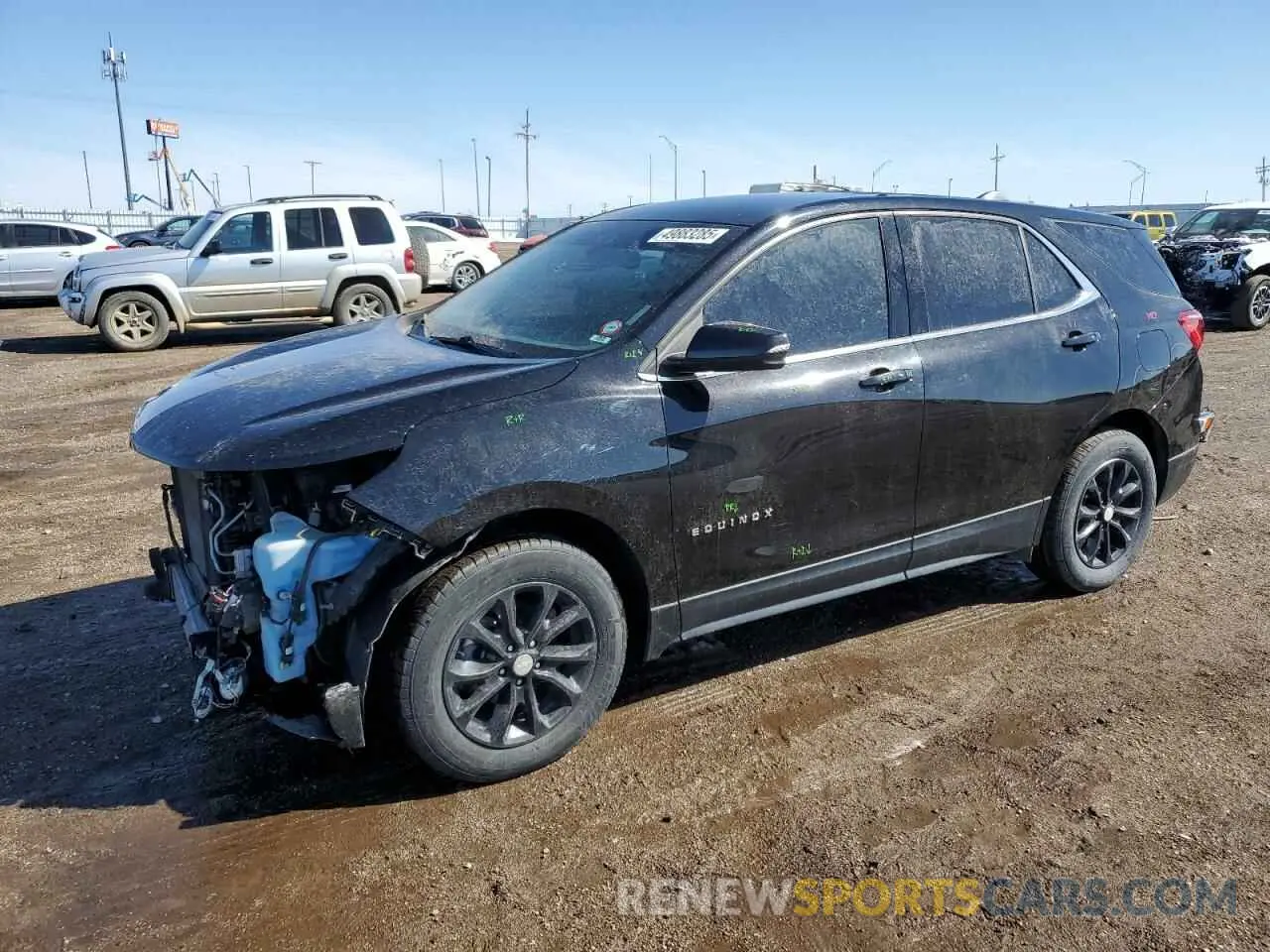 1 Photograph of a damaged car 2GNAXTEV8K6166516 CHEVROLET EQUINOX 2019